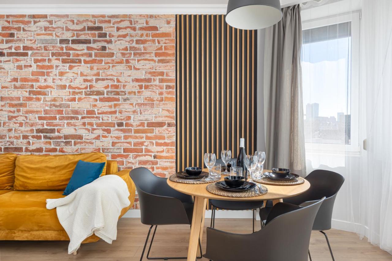 Stylowy Apartament Z Pieknym Widokiem Na Miasto Varsóvia Exterior foto