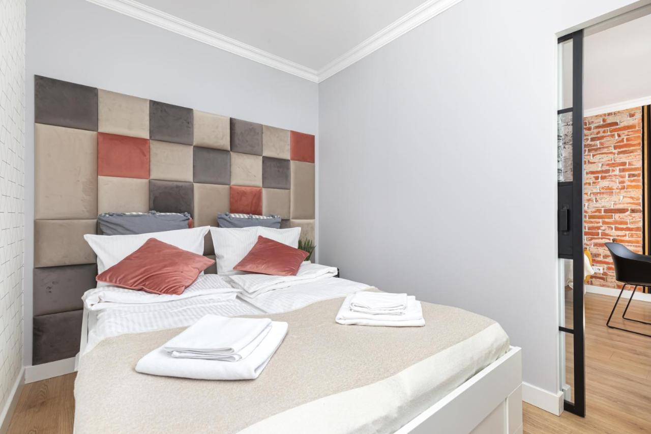 Stylowy Apartament Z Pieknym Widokiem Na Miasto Varsóvia Exterior foto