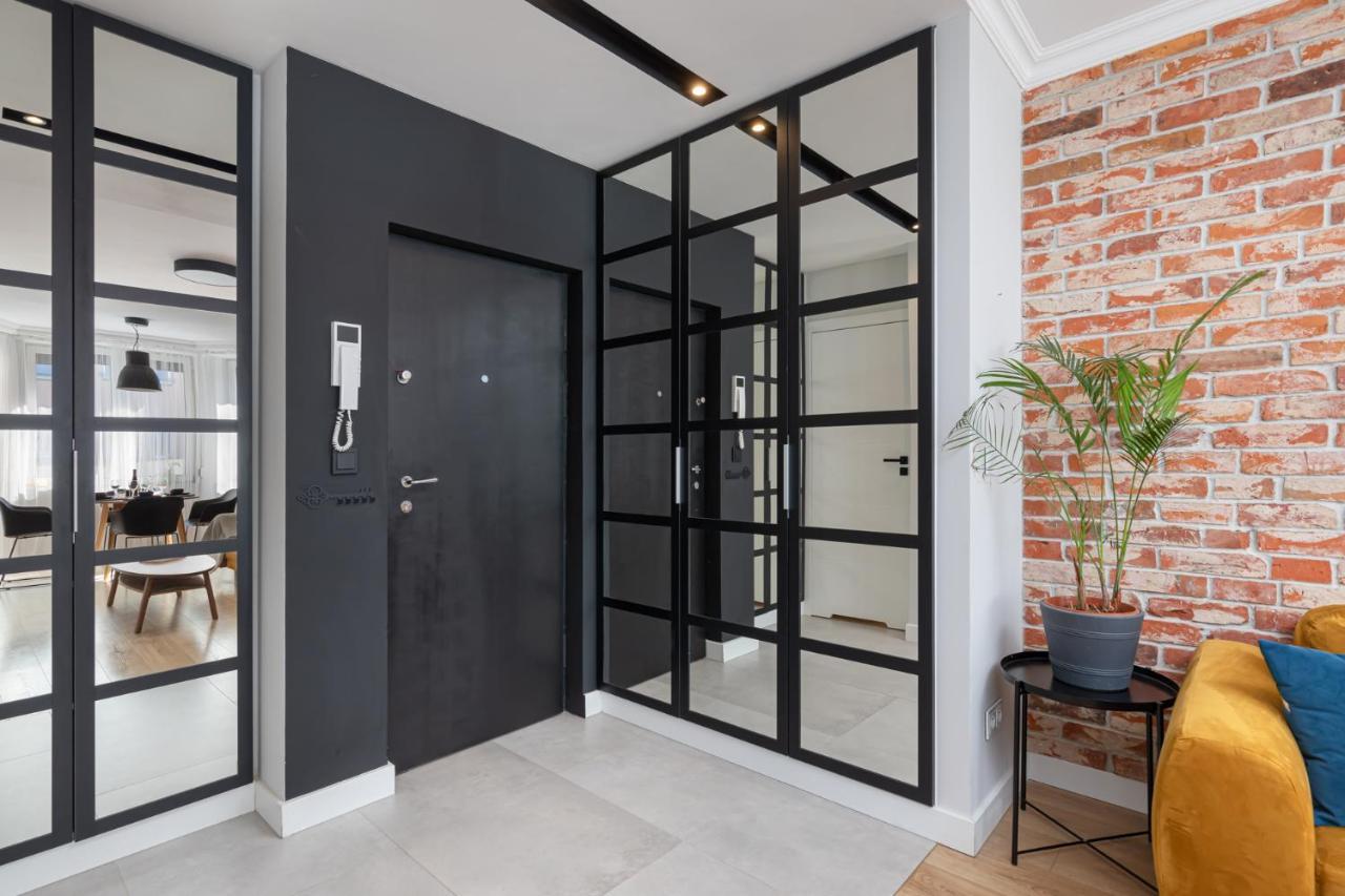 Stylowy Apartament Z Pieknym Widokiem Na Miasto Varsóvia Exterior foto